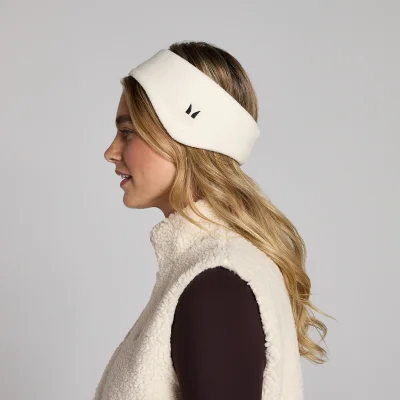 Bandană pentru urechi MP Fleece - Soft Cream Imagine 6