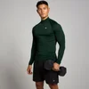 Bluza cu fermoar 1/4 MP Tempo Pillar Graphic Seamless pentru bărbați - Dark Emerald