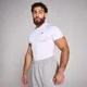 Strat de bază cu mânecă scurtă MP Training pentru bărbați - Alb