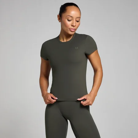 Tricou mulat cu mânecă scurtă MP Tempo pentru femei - Night Grey