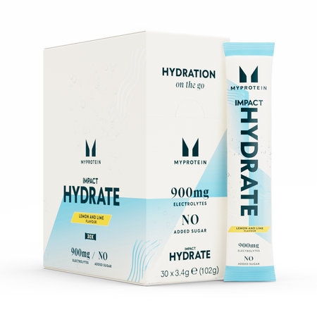 Impact Hydrate | Pachet de pliculețe - 3.4g x 30servings - Lamaie galbena & Lamaie verde