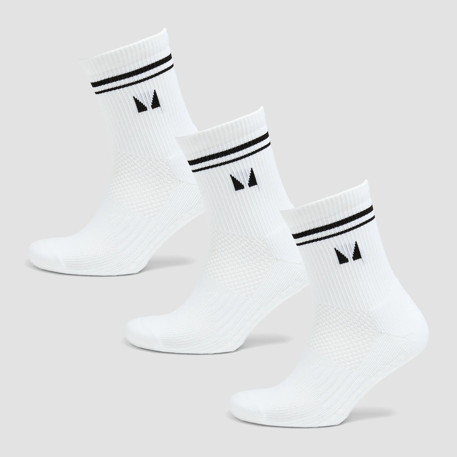 Șosete pentru Pilates MP (3 perechi) - Alb - UK 2-5 Imagine 1
