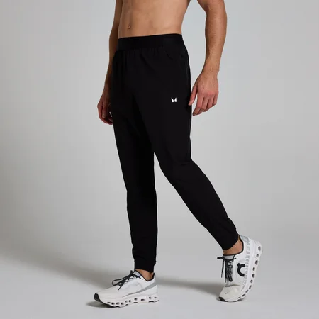 Pantaloni tip jogger țesuți MP Active pentru bărbați - Negru