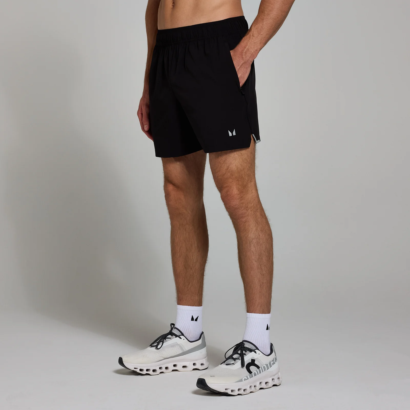 Pantaloni scurți cu cusătură de 13 cm MP Active pentru bărbați - Negru - S Imagine 1