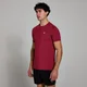 Tricou cu pătrățele MP Active pentru bărbați - Roșu profund