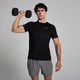 Tricou cu pătrățele MP Active pentru bărbați - Negru