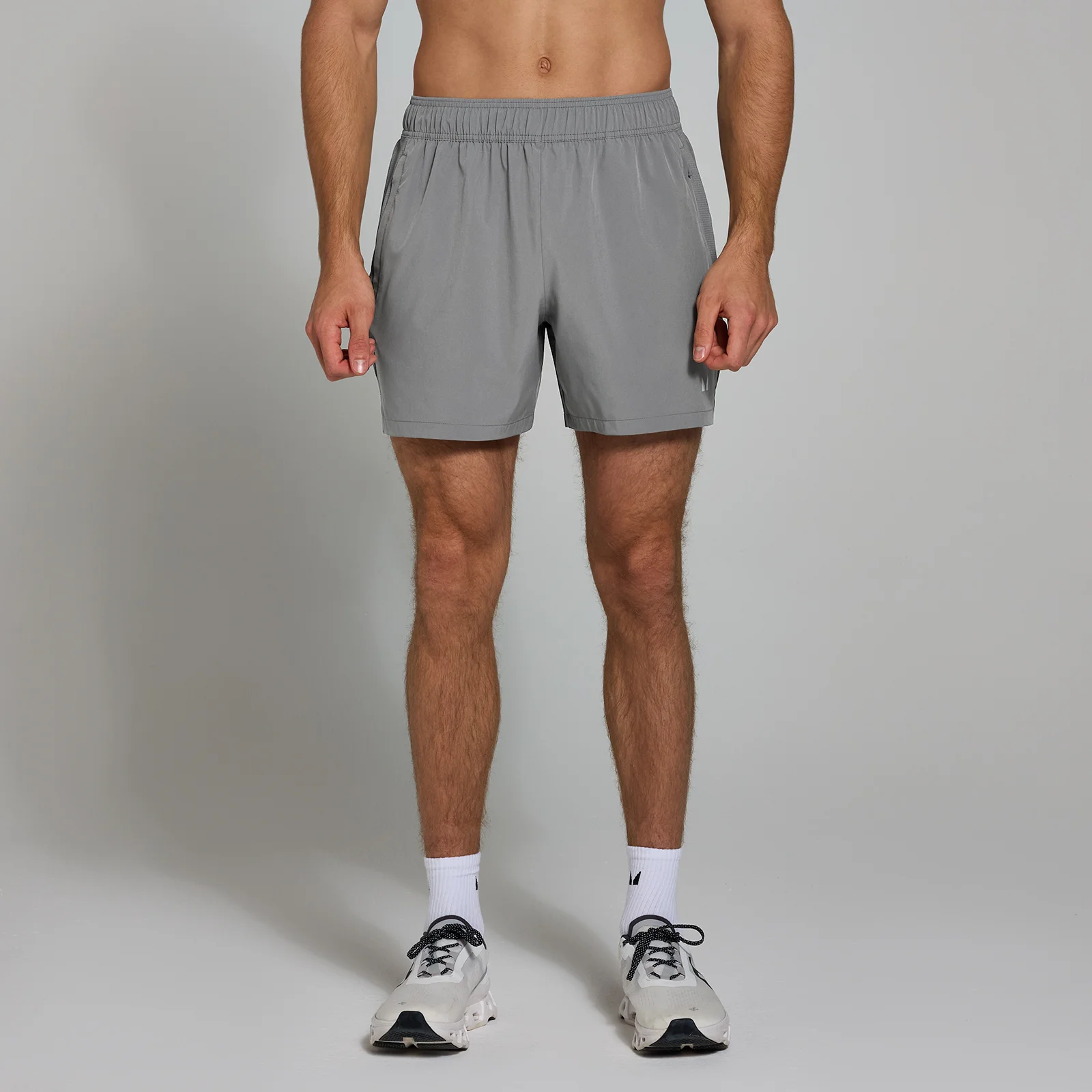 Pantaloni scurți țesuți cu cusătură de 13 cm MP Active pentru bărbați - Gri - M Imagine 1