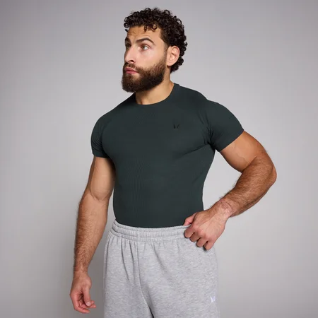 Tricou mulat striat MP Origin pentru bărbați - Negru prespălat