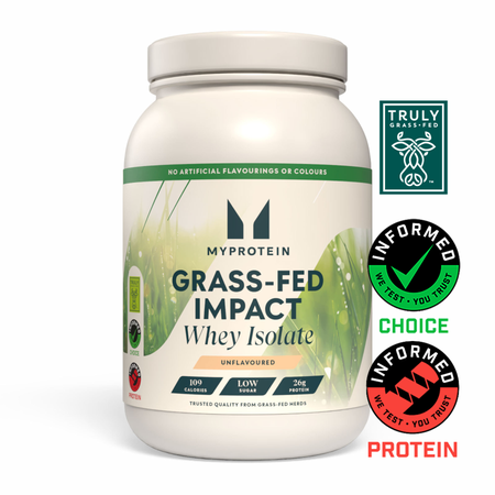 Impact Whey Isolate de la animale hrănite cu iarbă