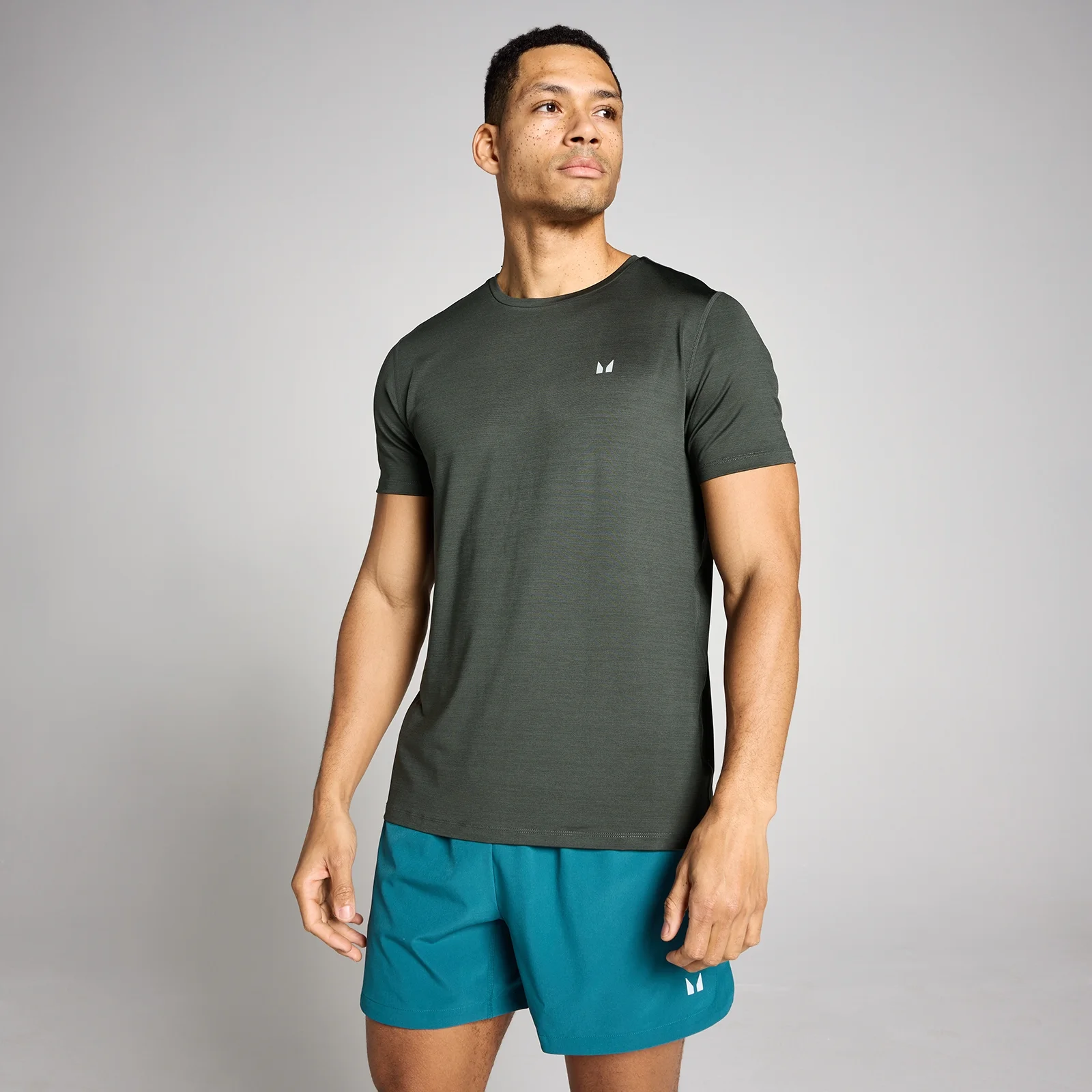 MP Men's Tempo Marl T-Shirt - Washed Black - XL Imagine 1