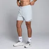 Pantaloni scurți de trening 2-în-1 cu cusătură de 13cm MP pentru bărbați - Albastru pal