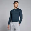 Tricou de Bază Bărbați MP Training Mânecă Lungă - Albastru Safir Închis