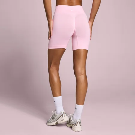 Pantaloni Scurți Damă MP Tempo Seamless Scrunch - Roz Pudrat