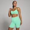 Sutien Sport Damă MP Tempo Seamless Ruched Front - Verde Mentă
