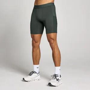 Colanți Scurți Bărbați MP Hybrid cu Buzunare - Negru Spălat - Size XS
