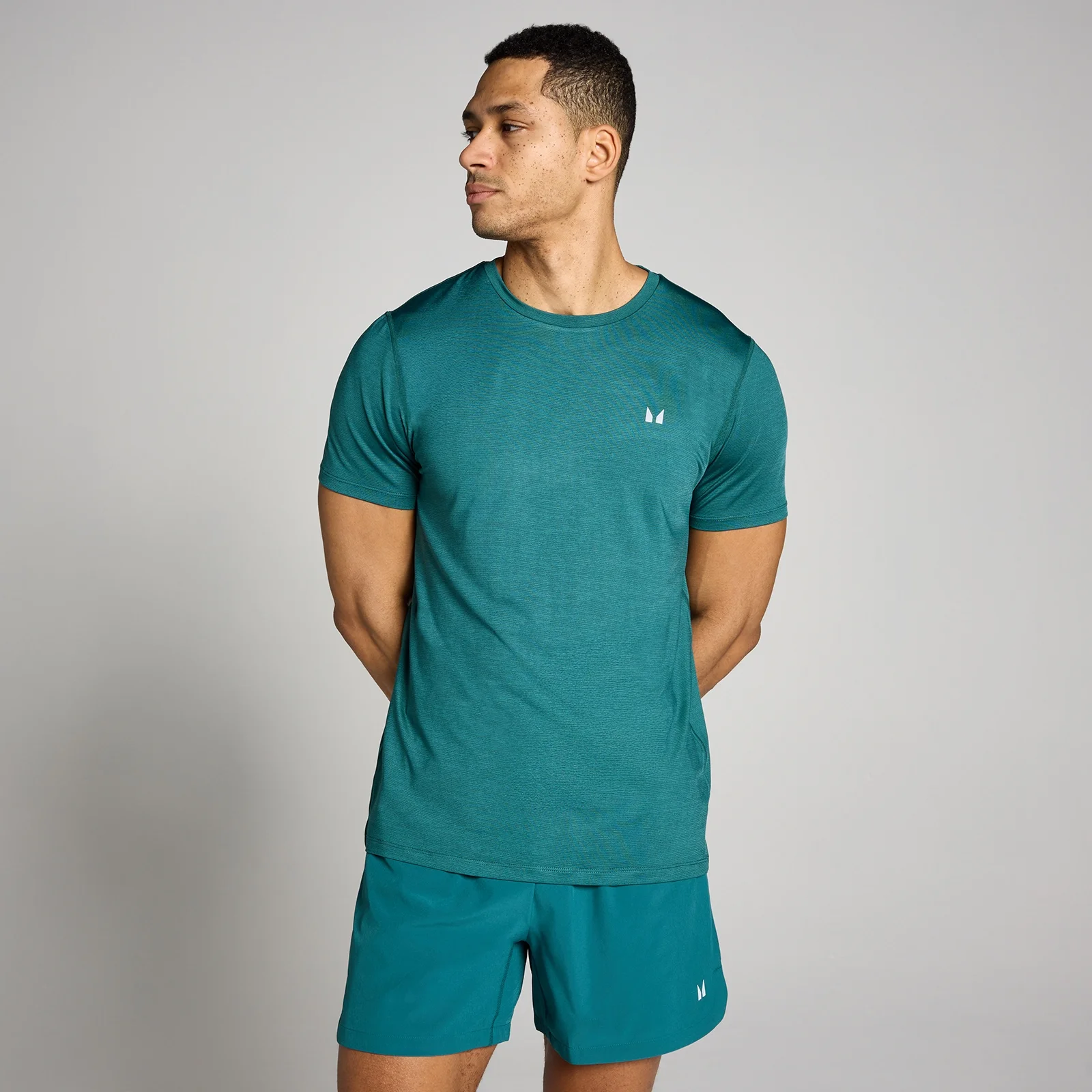 Tricou Tempo Marl MP pentru bărbați - Albastru petrol - XS Imagine 1