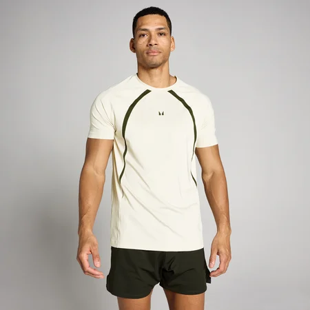 Tricou Tempo Panel MP Bărbați - Ecru