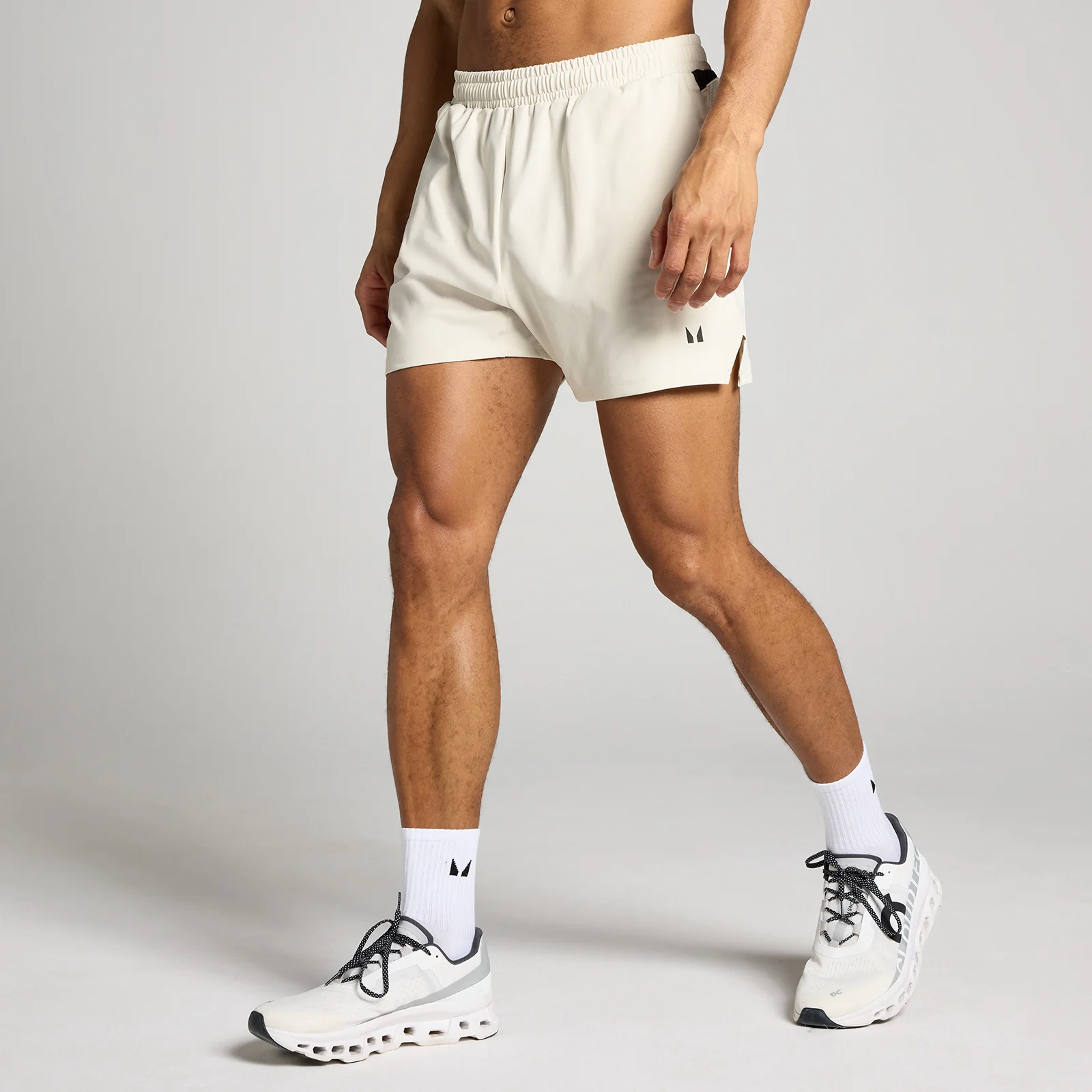 Pantaloni scurți Bărbați MP Tempo Panel 5" - Ecru - XXL Imagine 1