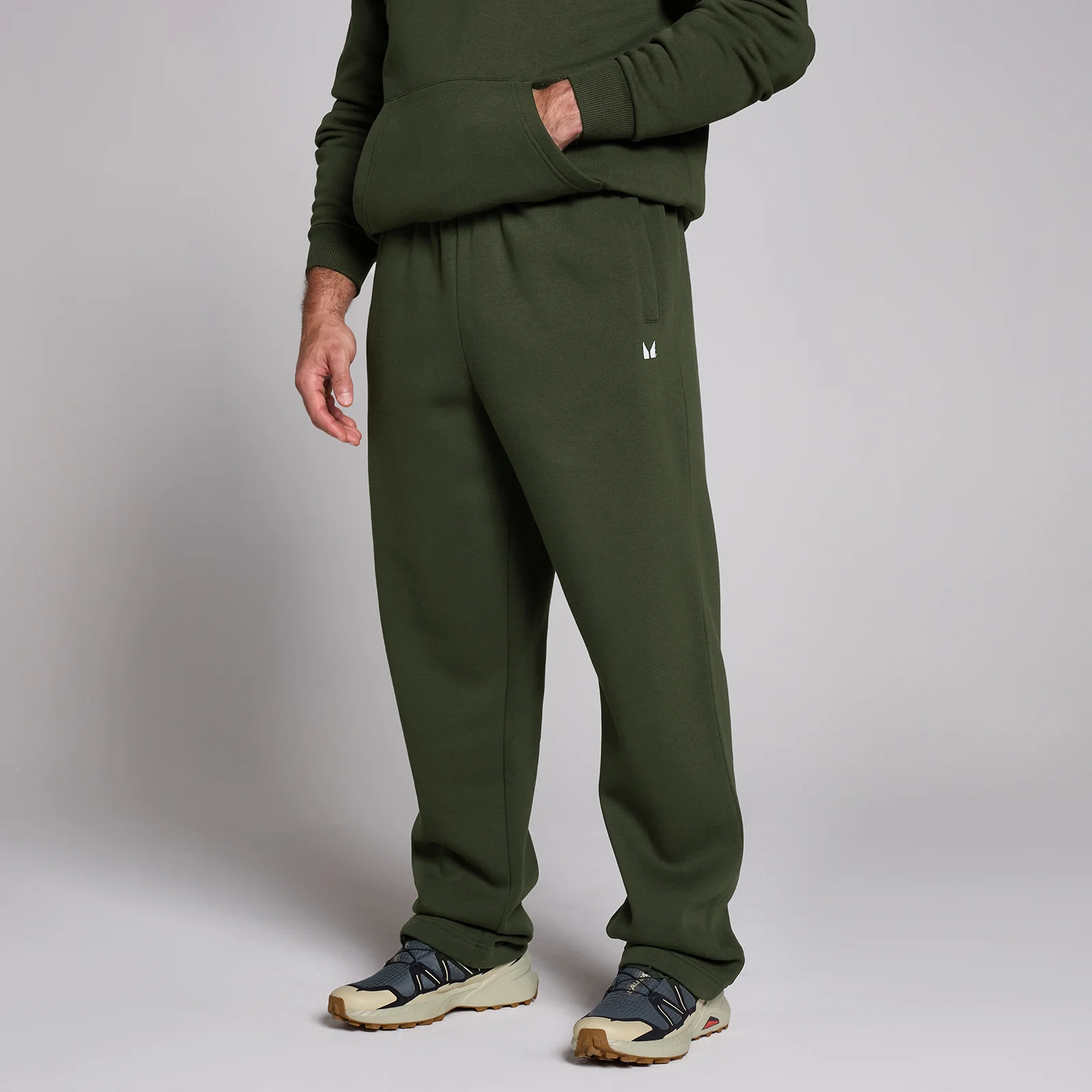 Pantaloni de trening Bărbați MP Zi de Odihnă Picior Drept - Verde pădure - S Imagine 1
