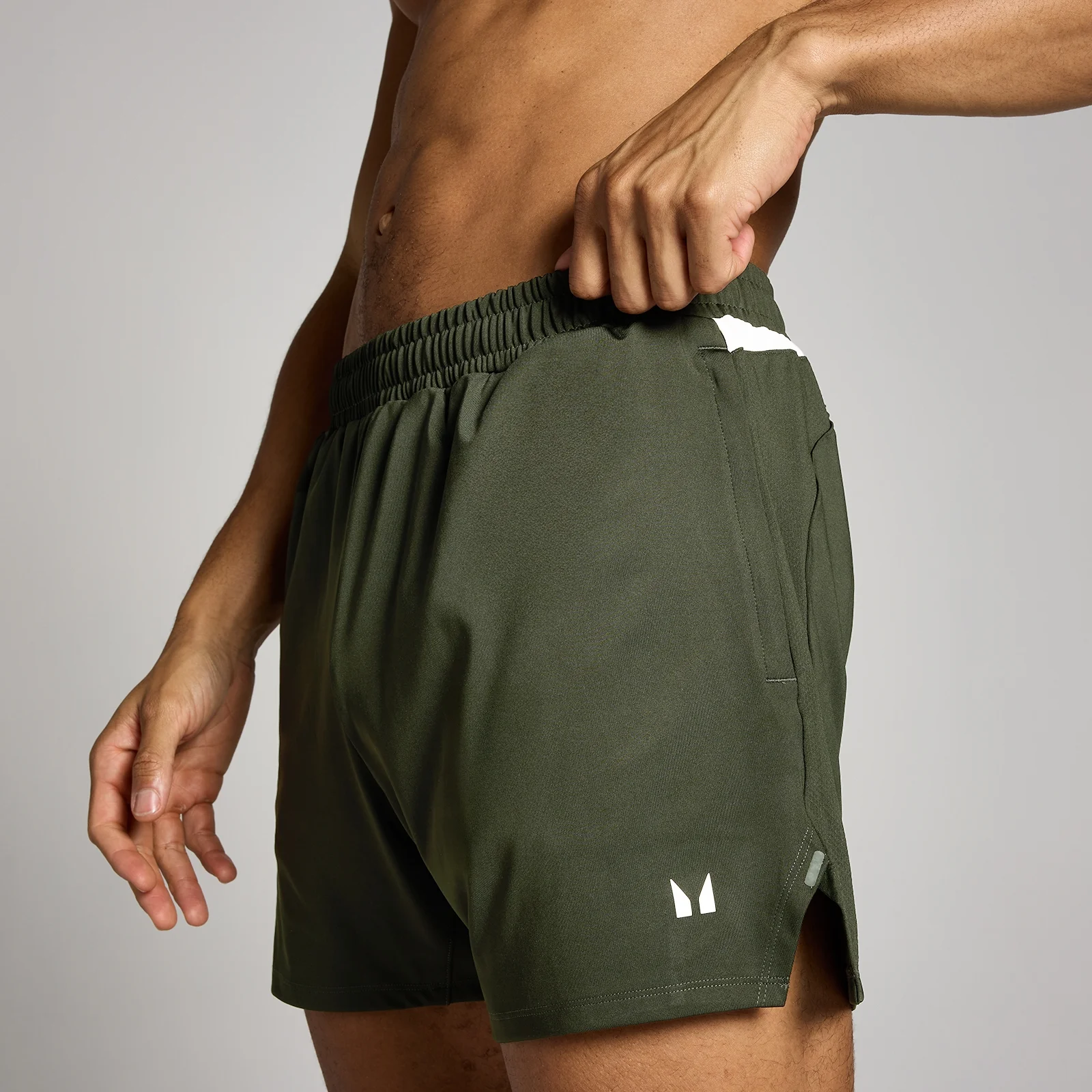 Pantaloni scurți Bărbați MP Tempo Panel 5" - Verde pădure - XS Imagine 1