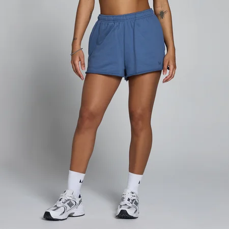 Pantaloni Scurți Sport MP Loopback Ușori pentru Femei - Slate Blue