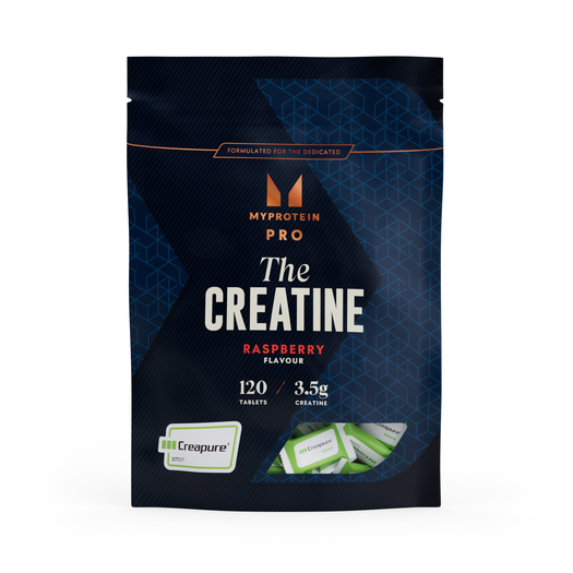 The Creatine | Comprimate masticabile Creapure® - 120TABLETS - 30servings - Zmeura