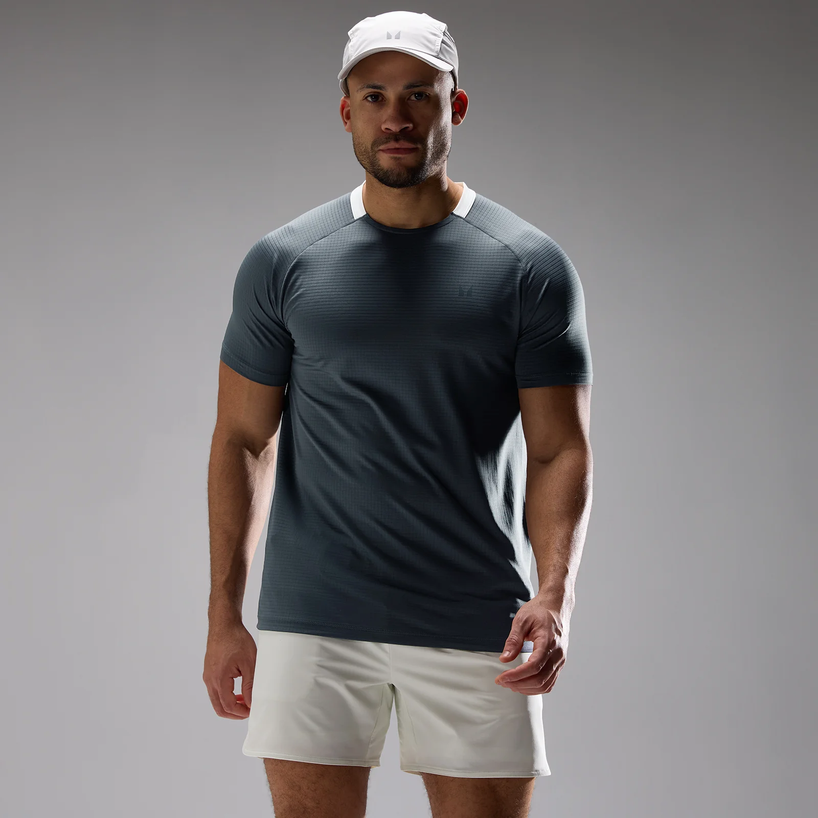 Tricou de Antrenament MP Men's Training Ultra Gridded - Anchor Grey - XS Imagine 1