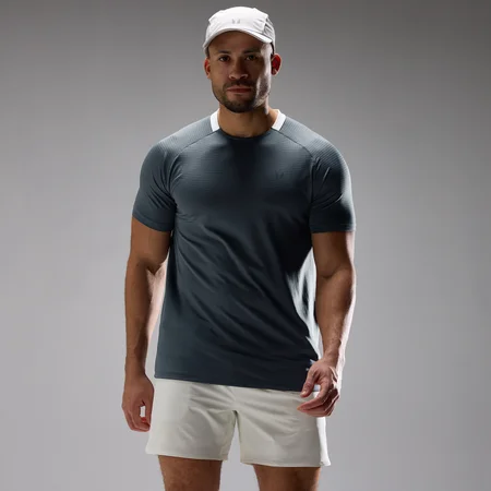 Tricou de Antrenament MP Men's Training Ultra Gridded - Anchor Grey