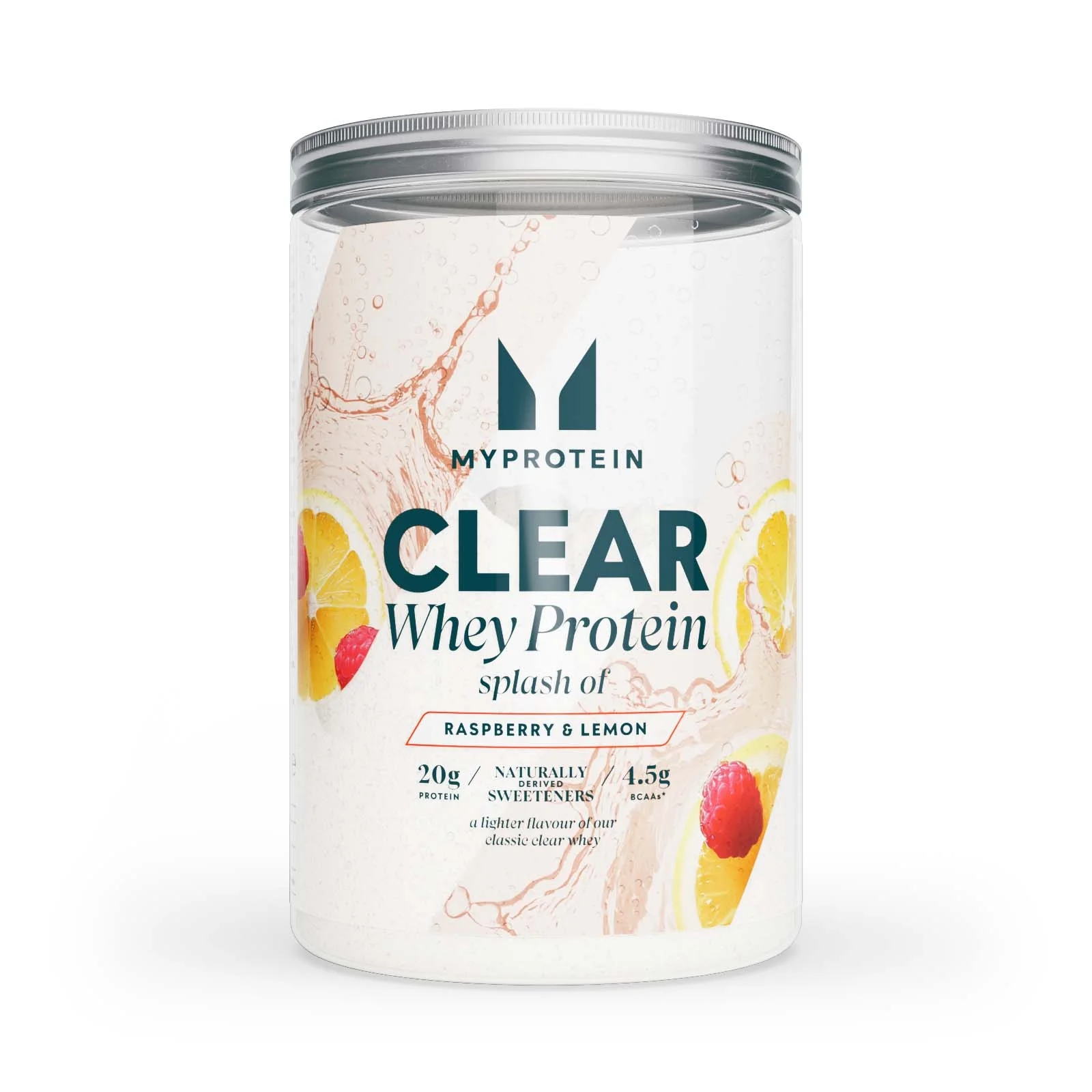 Clear Whey Splash - 390G - 15servings - Splash Of - Raspberry & Lemon Imagine 1