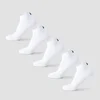 Șosete Scurte Unisex MP (Pachet de 5) - Alb