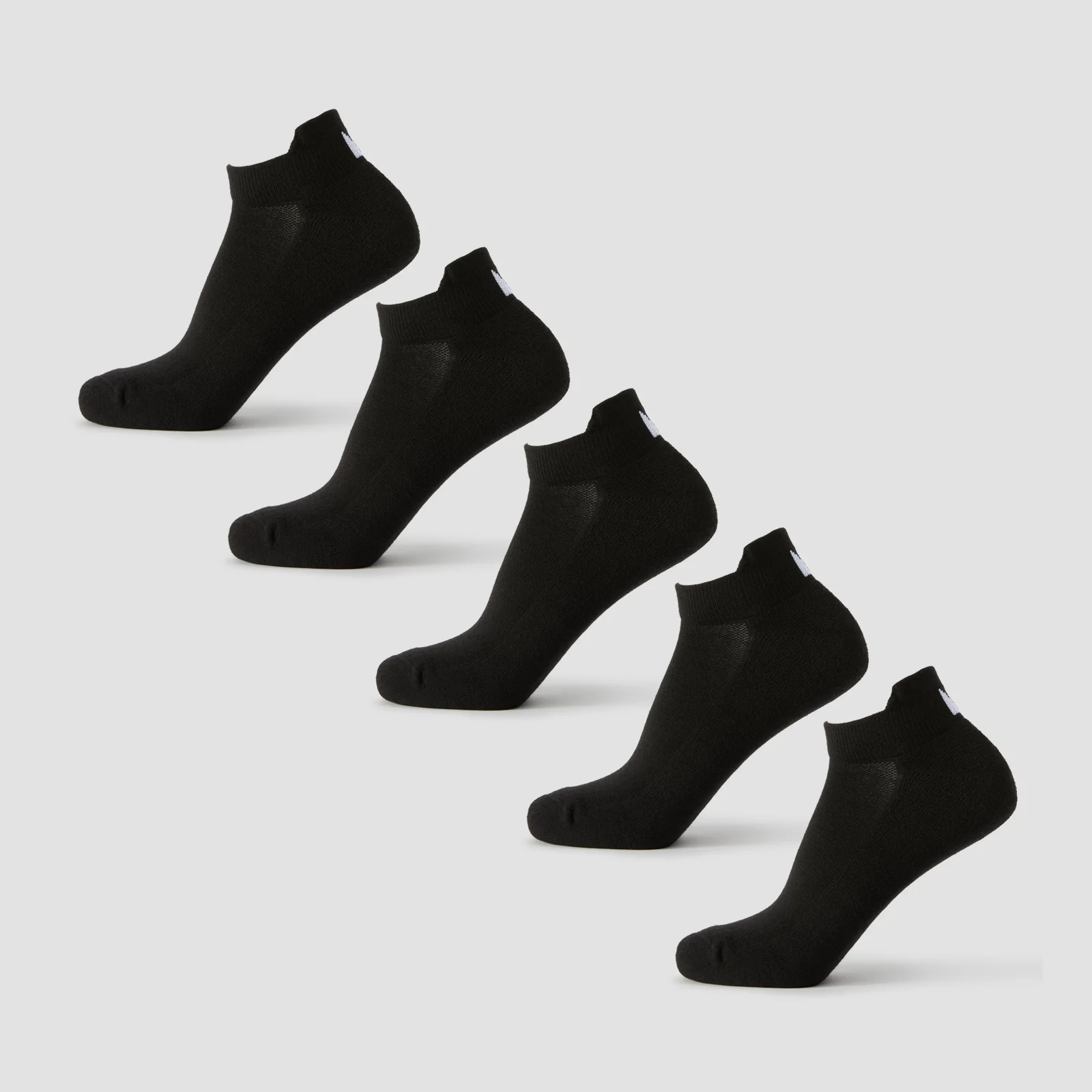 Șosete Unisex MP Scurte (Pachet de 5) - Negru - UK 6-8 Imagine 1