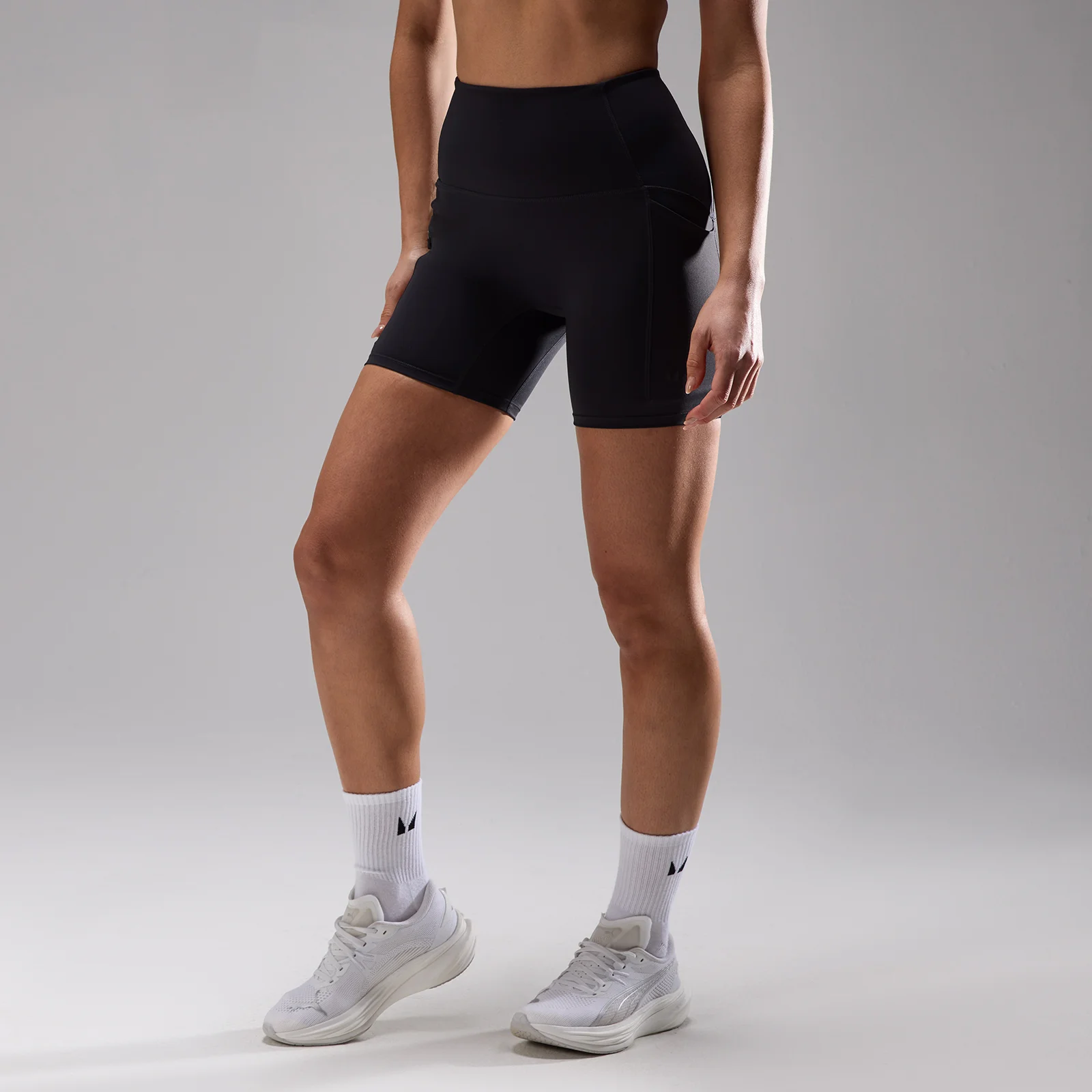 Pantaloni Scurți de Ciclism Damă MP Velocity Ultra - Negru - XS Imagine 1