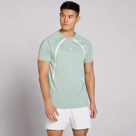 Tricou Bărbați MP Tempo cu Panouri - Eucalipt