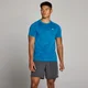 Tricou Fără Cusături MP Tempo Pillar Graphic pentru Bărbați - Albastru Track