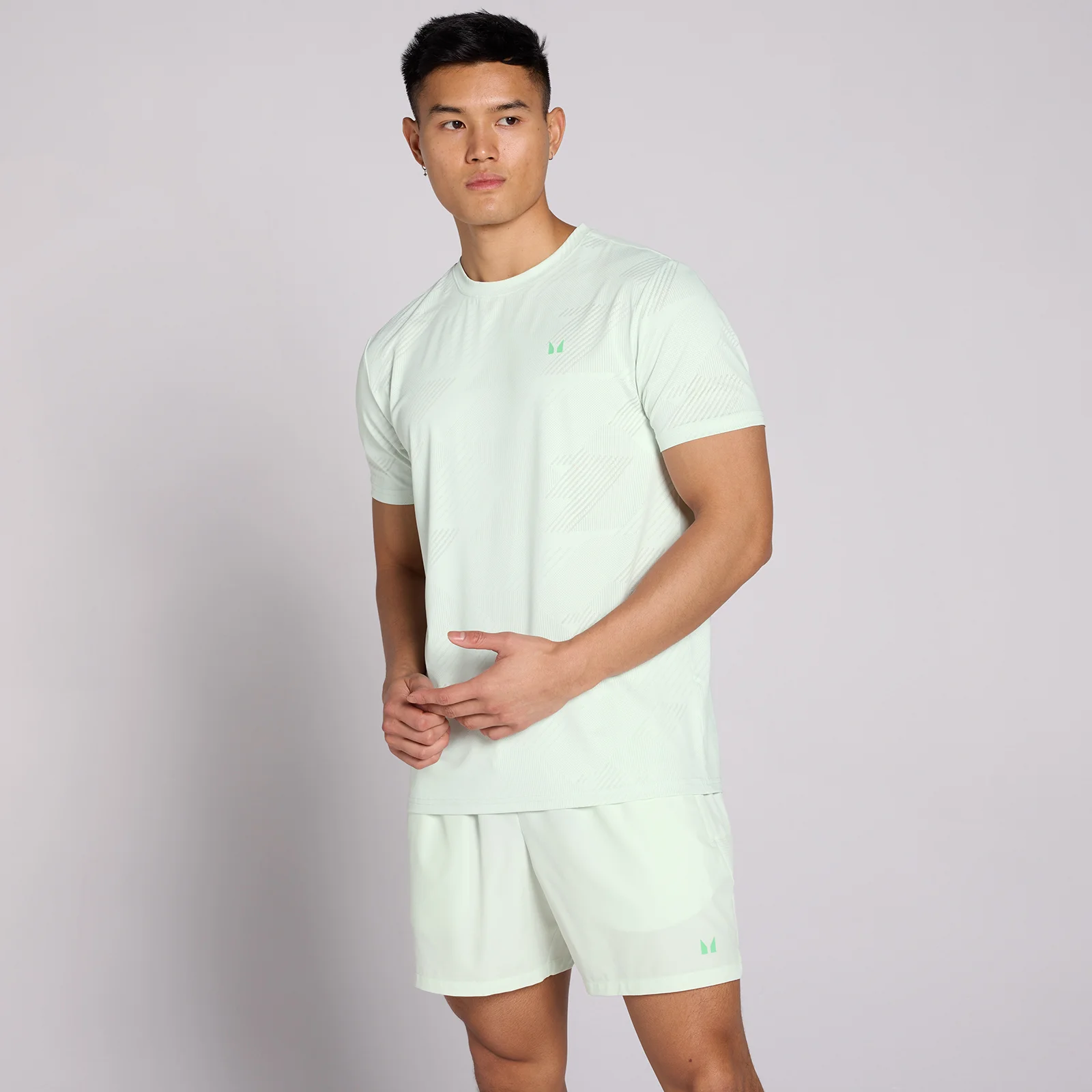 Tricou grafic bărbați MP Active Training Pillar - Fistic - XS Imagine 1