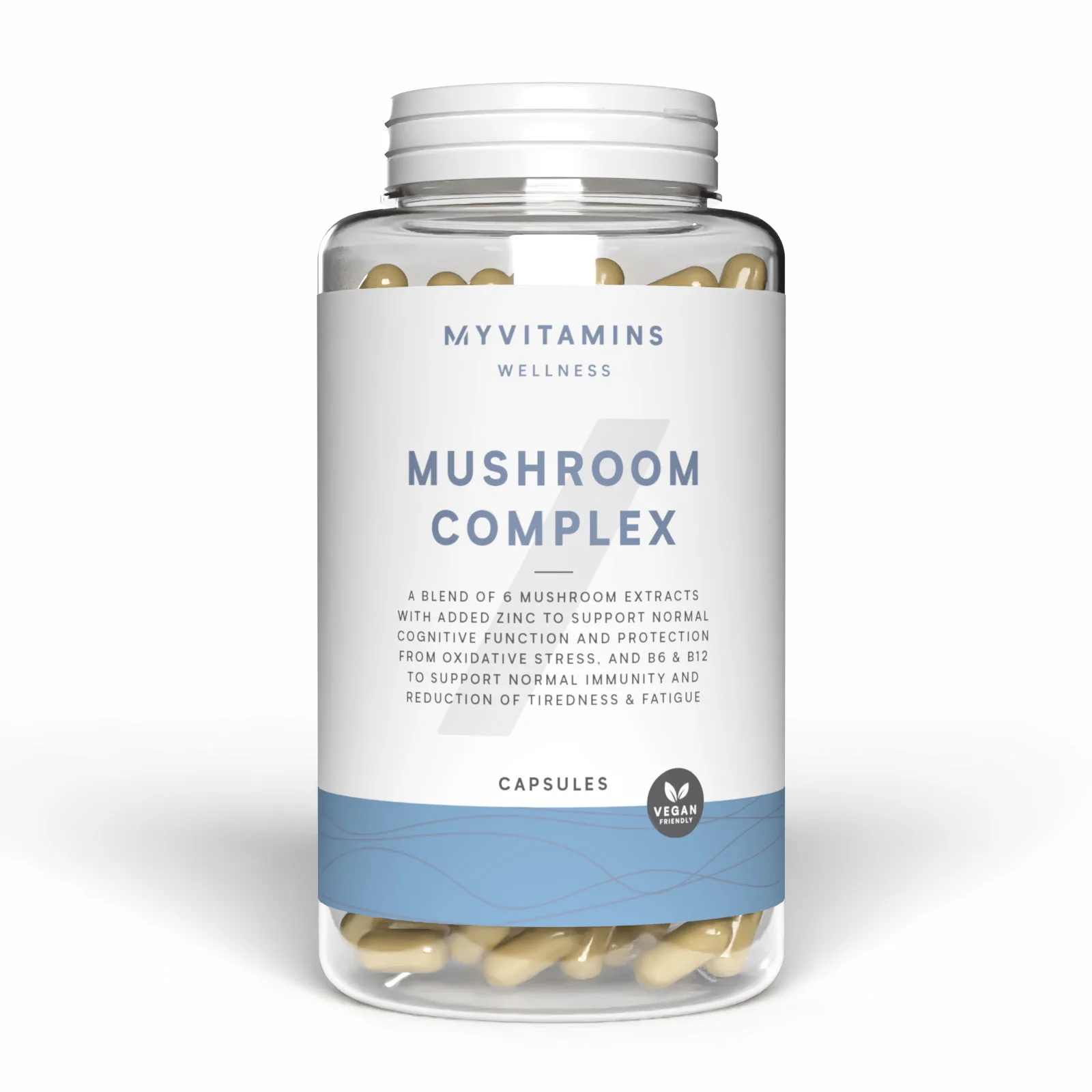 6 In 1 Capsule cu complex de ciuperci - 60CAPSULES, 30servings Imagine 1