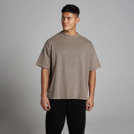 Tricou Oversized din Bumbac Spălat MP pentru Bărbați - Falcon