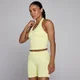 Top fără mâneci Damă MP Tempo Seamless Halter Neck - Galben lămâie