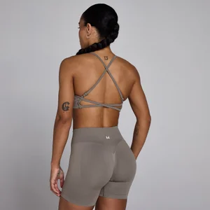 MP Women's Lift Seamless Strappy Bra - Dark Truffle - Size XS