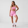 Pantaloni Scurți Damă MP X Tatiana cu Talie Contrast - Roz Pretty Pink