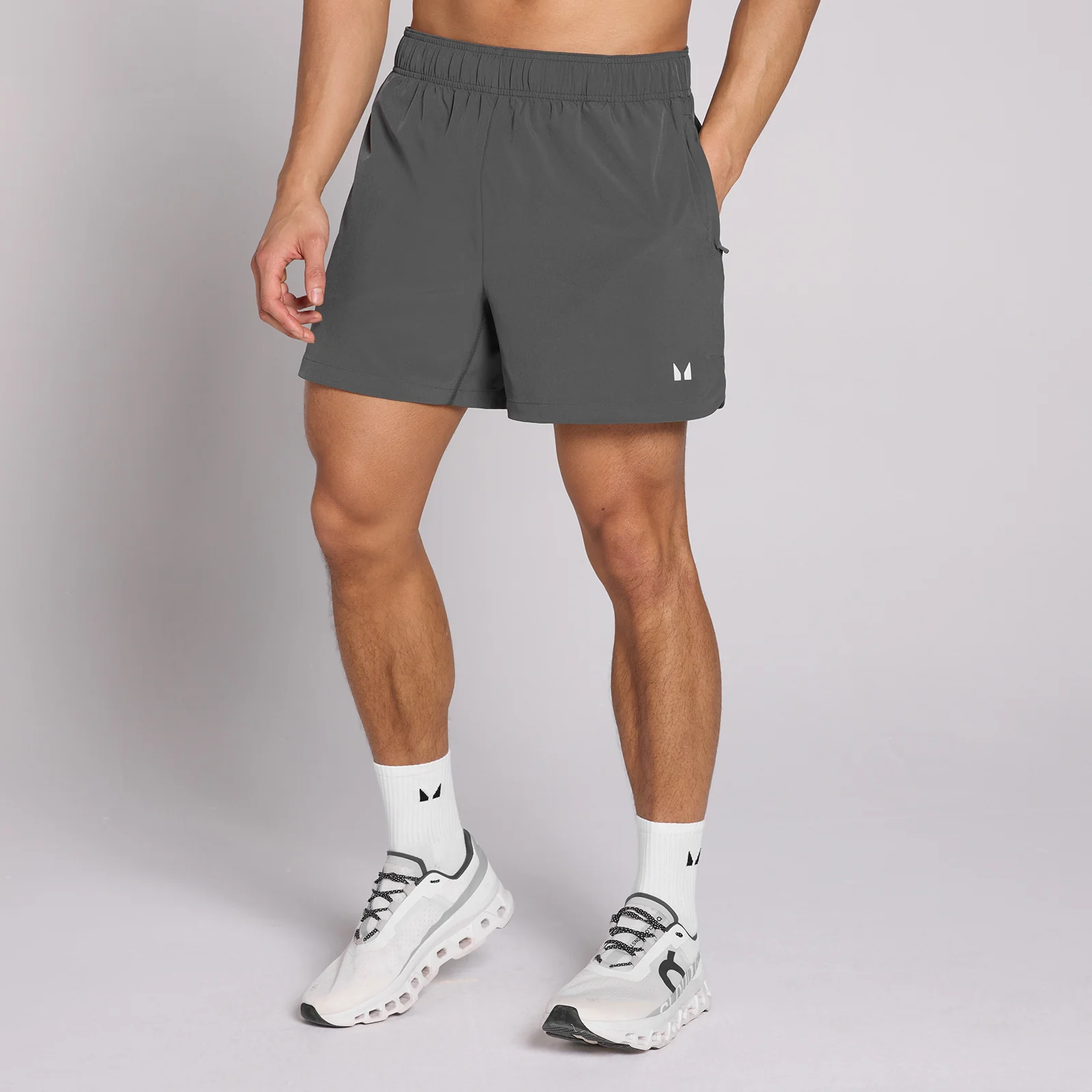 MP Men's 5" Woven Training Short - Dark Grey - L Imagine 1