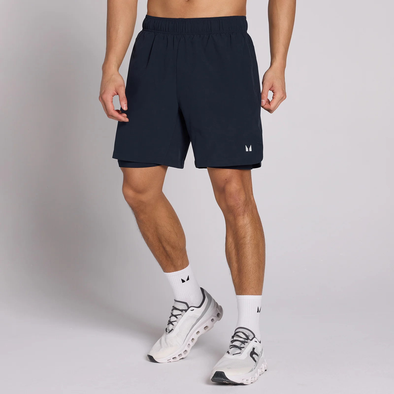 MP Men's 7" 2-in-1 Training Shorts - Dark Navy - S Imagine 1