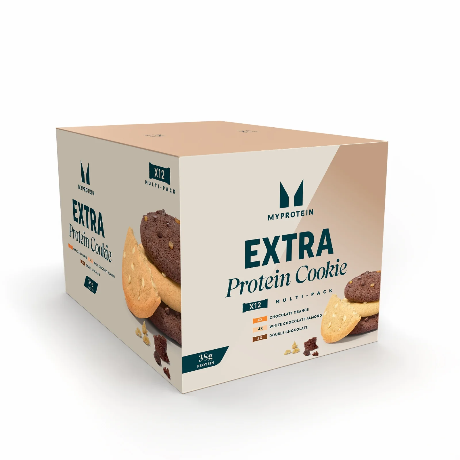 Myprotein Extra Protein Cookie, Variety Box | 12 Cookies - 12cookies - Chocolate, Variety Imagine 1