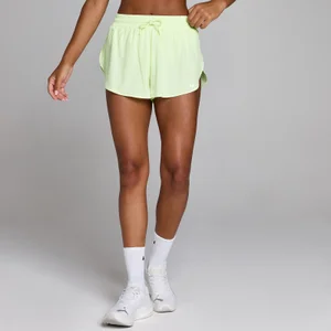 Pantaloni Scurți Vaporoși Țesuți MP pentru Femei - Verde Lime Spălat - Size L