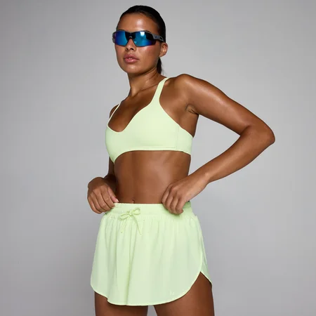Sutien Sport MP Women's Tempo Twist Back - Verde Lime Decolorat