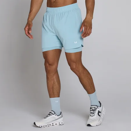 Pantaloni Scurți de Antrenament MP 2-în-1 13 cm pentru Bărbați - Ice
