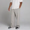 Pantaloni Jogger Picior Drept Supradimensionați - Gri Cretă