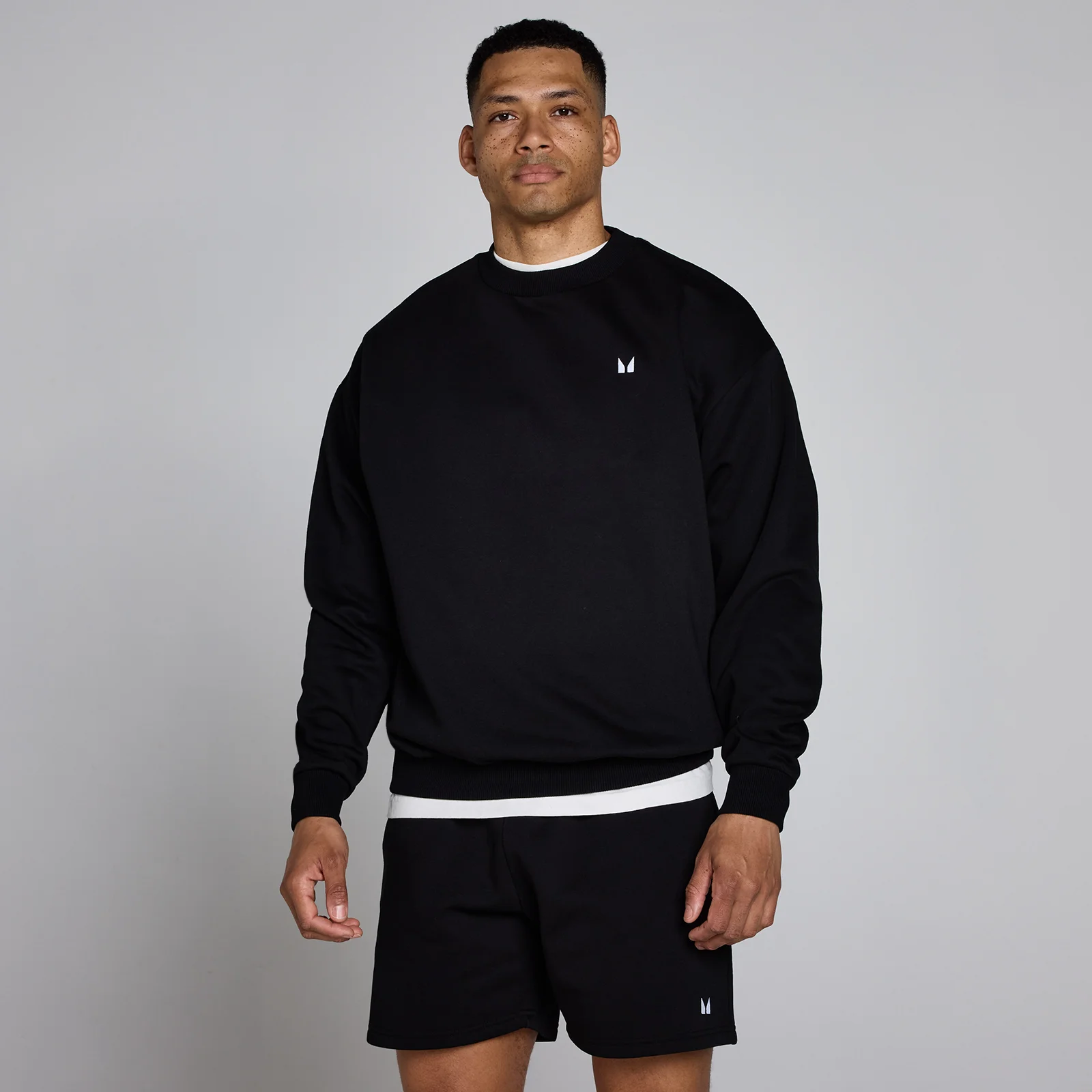 MP Men's Rest Day Oversized Sweatshirt - Black - XS Imagine 1