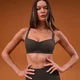 Sutien Sport MP Tempo Scrunch Minimal pentru Femei - Cacao