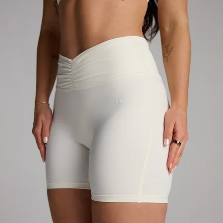 Pantaloni Scurți MP Tempo cu Frontal Încreţit pentru Femei - Cocos